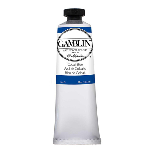 Gamblin Artist's Colors Gamblin Artist Grade Oil Color, 37ml Tube, Cobalt Blue