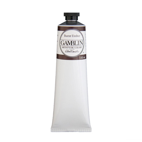 Gamblin Artist's Colors Gamblin Artist Grade Oil Color, 150ml, Burnt Umber 