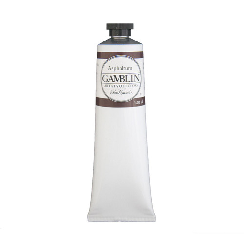 Gamblin Artist's Colors Gamblin Artist Grade Oil Color, 150ml, Asphaltum