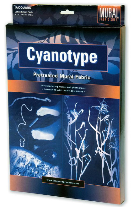  Jacquard - Cyanotype Fabric - 60" x 84" Mural - 1 Shts./Pkg. 