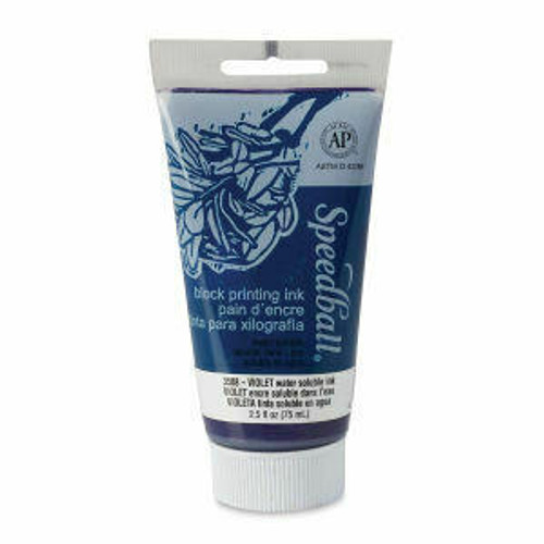 Speedball Art Products Speedball - Block Printing Ink - Water-Based - 2.5 oz - Violet