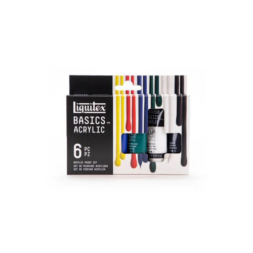  Liquitex - BASICS Acrylic Color Set - BASICS Introductory Set 