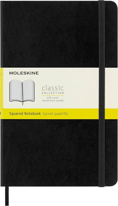  Moleskine Soft Notebook - Large Soft Notebook - Squared Notebook 