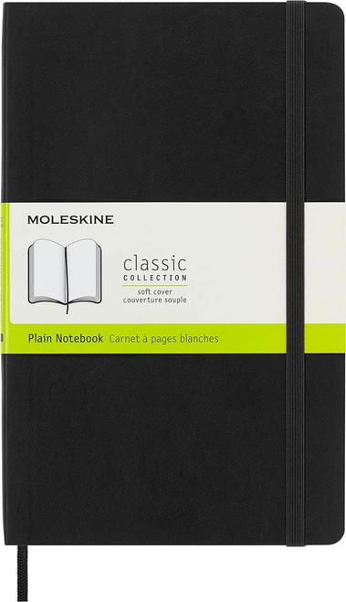  Moleskine Soft Notebook - Large Soft Notebook - Plain Notebook 