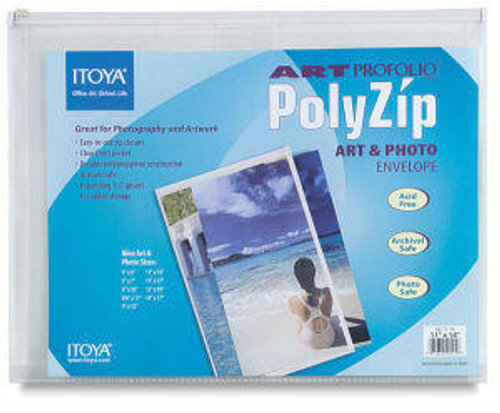 Itoya of America, Ltd Itoya - Art Profolio PolyZip Envelope - 11 x 14