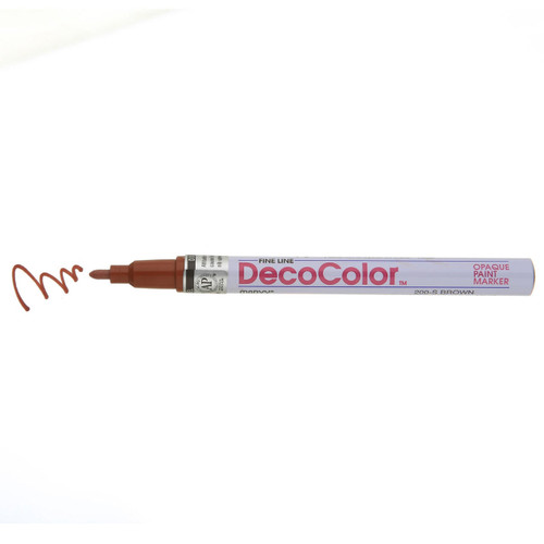 Marvy/Uchida Uchida - DecoColor Paint Marker - Fine - Brown 