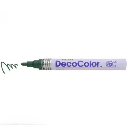 Marvy/Uchida Uchida - DecoColor Paint Marker - Broad - Pine Green 