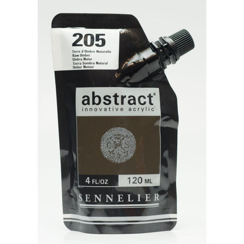  Sennelier Abstract Acrylic, 120ml, Raw Umber 