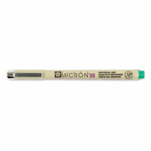 Sakura - Pigma Micron Pen - .50mm - Green - 08