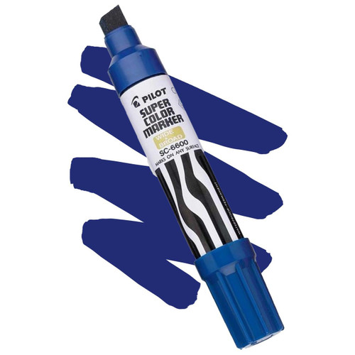  Pilot - Super Color Jumbo Permanent Marker - Blue 