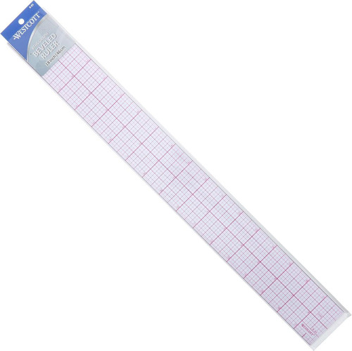Westcott/C-Thru Westcott C-Thru Beveled Ruler, 1/8" Graph, 18" (No. B-85) Westcott/C-Thru Westcott C-Thru Beveled Ruler, 1/8" Graph, 18" (No. B-85)