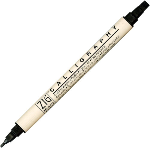 KURETAKE/ZIG Zig - Memory System Calligraphy Marker - Pure Black 