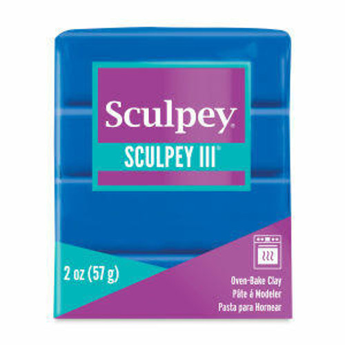 POLYFORM PRODUCTS Sculpey III - 2 oz - Blue