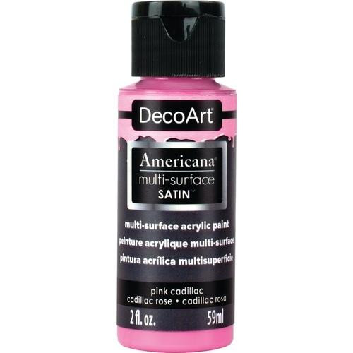 decoart Deco - Americana Multi-Surface Acrylic - 2 oz - Pink Cadillac