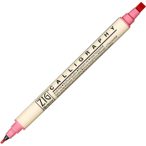 KURETAKE/ZIG Zig - Memory System Calligraphy Marker - Salmon