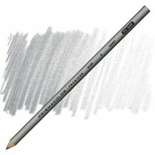 Prismacolor Thick Core Colored Pencil - Metallic Silver 949
