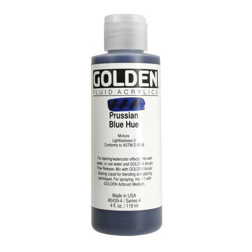 Golden Artist Colors Fluid Prussian Blue Hue 4oz