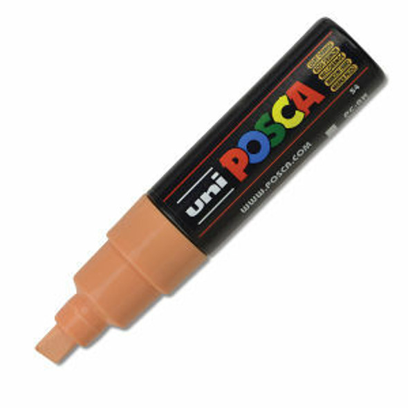 posca POSCA Paint Marker, PC-8K Broad Chisel, Light Orange