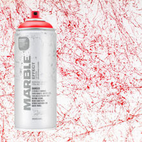 Montana Cans MARBLE EFFECT Spray Paint, 400ml, Red
