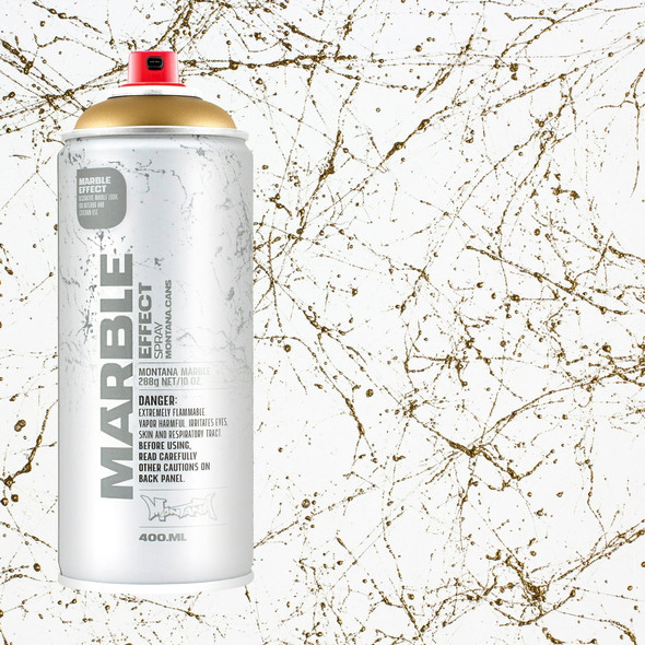 Montana Cans MARBLE EFFECT Spray Paint, 400ml, Gold