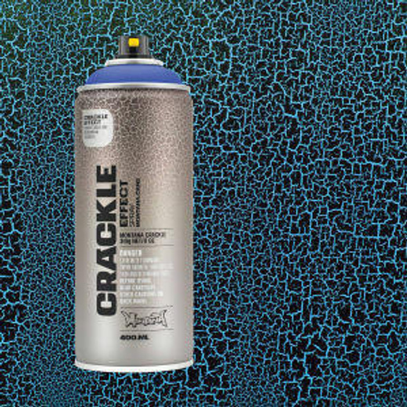 Montana Cans CRACKLE EFFECT Spray Paint, 400ml, Gentian Blue