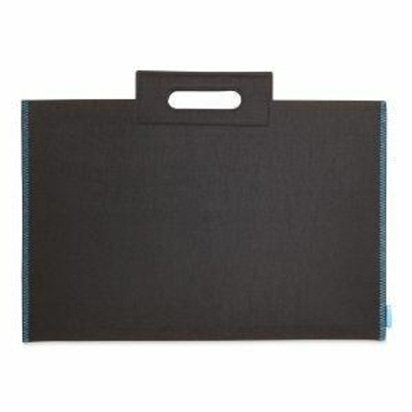 Itoya Profolio Midtown Bag, 14 x 21, Black/Blue