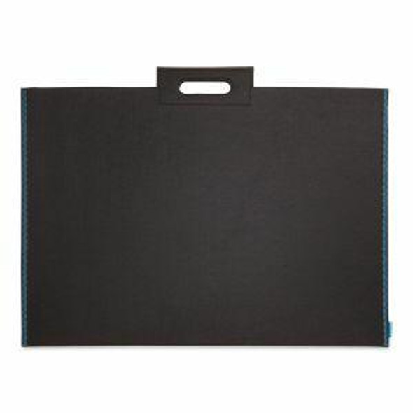 Itoya Profolio Midtown Bag, 23 x 31, Black/Blue