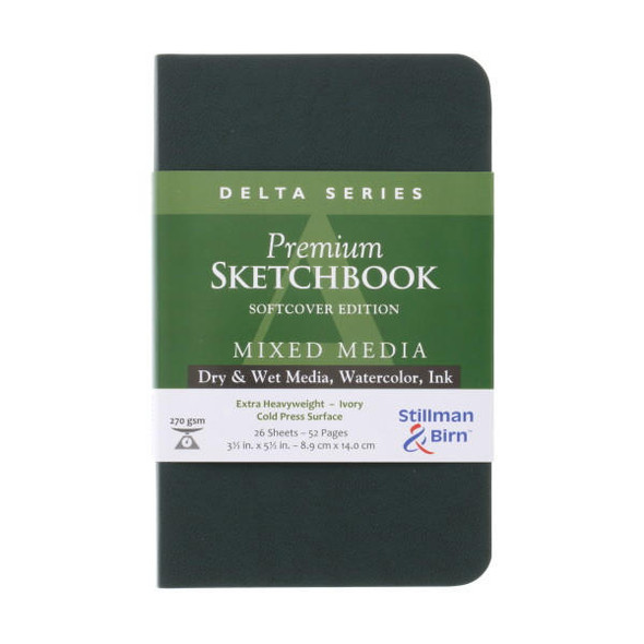 STILLMAN & BIRN Stillman & Birn Delta Series Soft-Cover Sketchbook, 3.5" x 5.5"