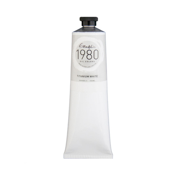 Gamblin Artist's Colors Gamblin 1980 Oil Color, 150ml, Titanium White
