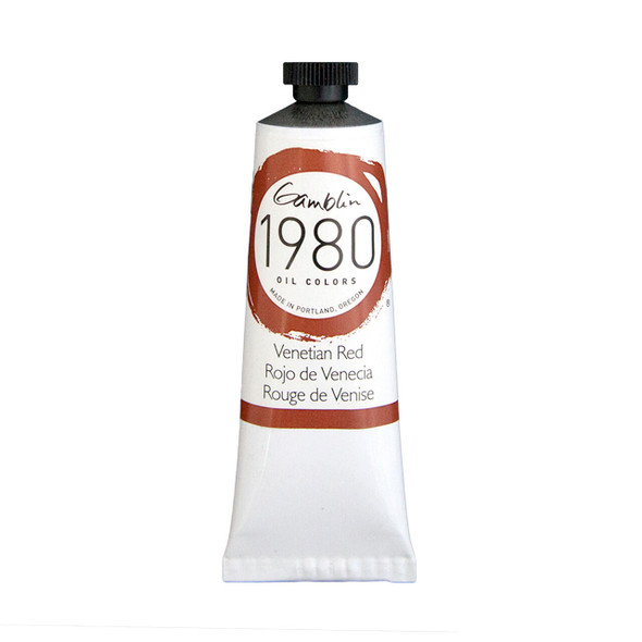 Gamblin Artist's Colors Gamblin 1980 Oil Color, 37ml, Venetian Red