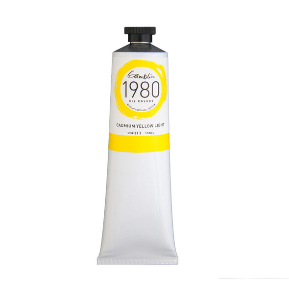 Gamblin Artist's Colors Gamblin 1980 Oil Color, 150ml, Cadmium Yellow Light