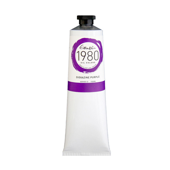 Gamblin Artist's Colors Gamblin 1980 Oil Color, 150ml, Dioxazine Purple