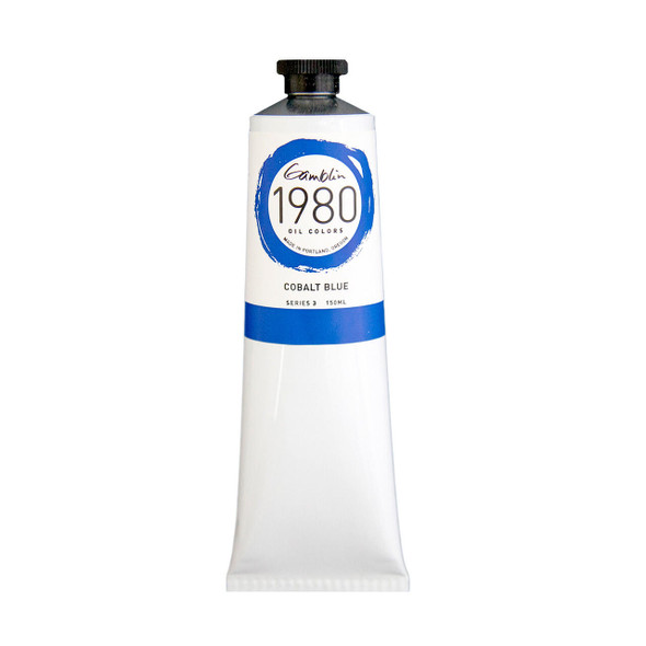 Gamblin Artist's Colors Gamblin 1980 Oil Color, 150ml, Cobalt Blue