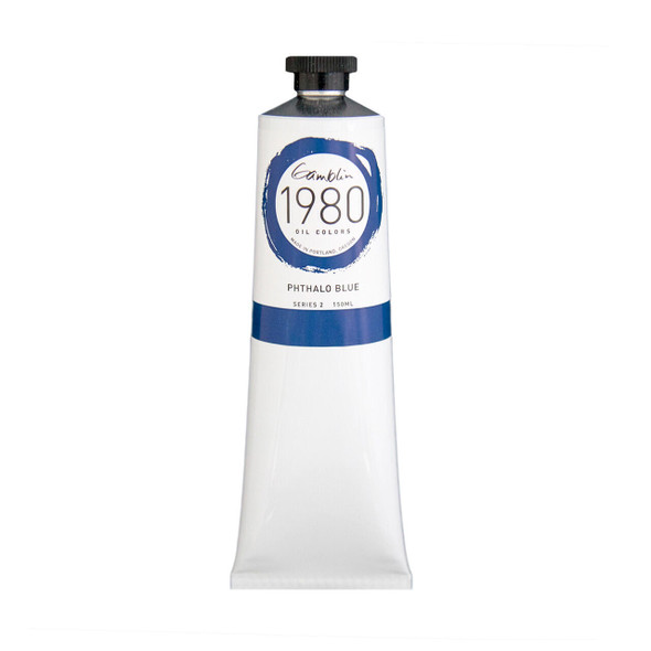 Gamblin Artist's Colors Gamblin 1980 Oil Color, 150ml, Phthalo Blue
