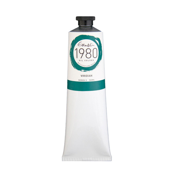 Gamblin Artist's Colors Gamblin 1980 Oil Color, 150ml, Viridian