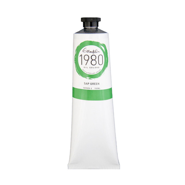 Gamblin Artist's Colors Gamblin 1980 Oil Color, 150ml, Sap Green