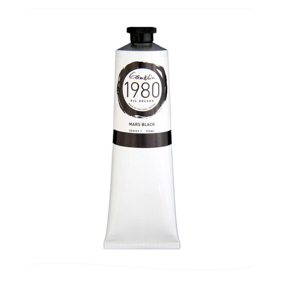 Gamblin Artist's Colors Gamblin 1980 Oil Color, 150ml, Mars Black
