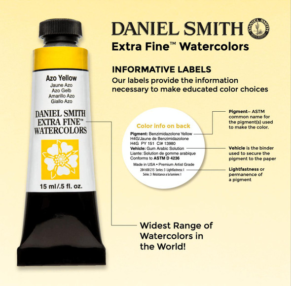  Daniel Smith Extra Fine Watercolor, 15 ml, Cerulean Blue 