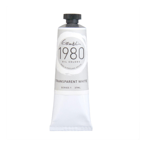 Gamblin Artist's Colors Gamblin 1980 Oil Color, 37ml, Transparent White