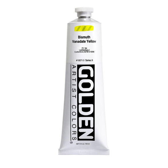 Golden Artist Colors Golden Heavy Body Acrylic, 5oz., Bismuth Vanadate Yellow 