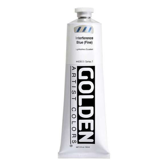 Golden Artist Colors Golden Heavy Body Acrylic, 5oz., Interference Blue 