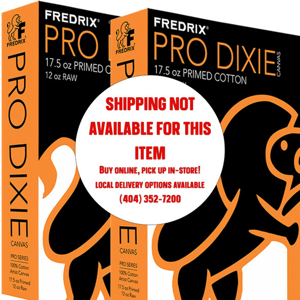 Fredrix Pro Series 12oz Dixie Stretched Canvas 60x60 2.25 Bars