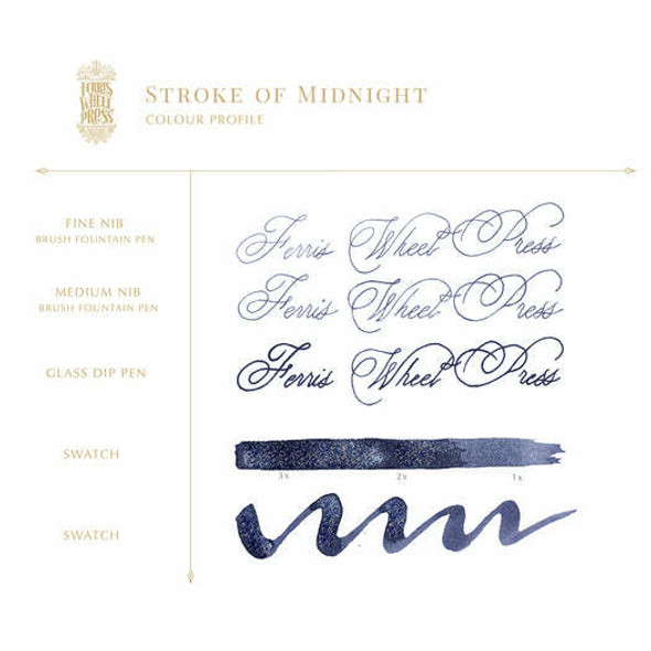 FERRIS WHEEL PRESS Stroke of Midnight Ink 38mL