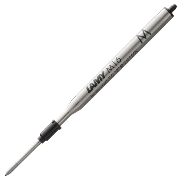LAMY M16 Ballpoint Pen Refill, Black, Medium