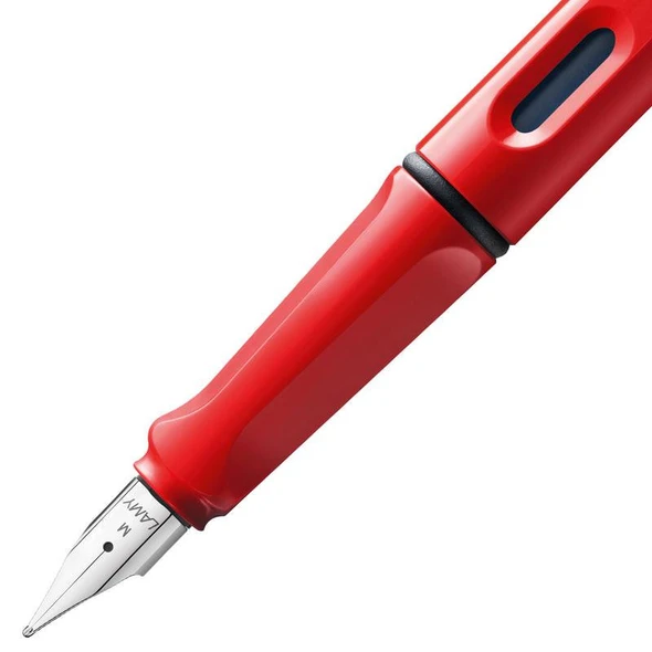 Lamy Inc LAMY Safari Fountain Pen, Red, Medium Nib 