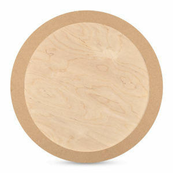 American Easel, LLC Wood Painting Panel Round 16 Diameter, 7/8 Cradle