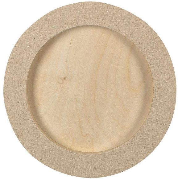 American Easel, LLC Wood Painting Panel Round 24 Diameter, 7/8 Cradle