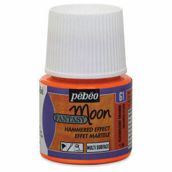 Pebeo - Fantasy Moon Craft Paint - Fluorescent Orange