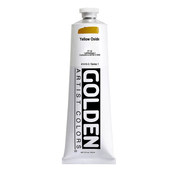 Golden Artist Colors Golden Heavy Body Acrylic, 5oz., Yellow Oxide 