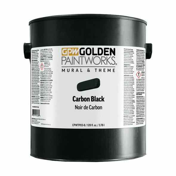 Golden Artist Colors Mural and Theme Carbon Black Gallon